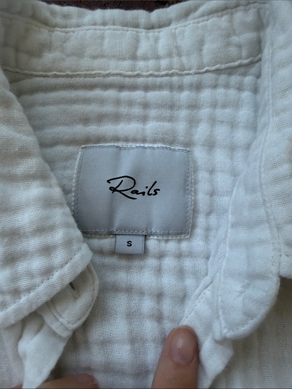 Rails Ellis Gauzy Organic Cotton Button Down - Picture 3 of 6